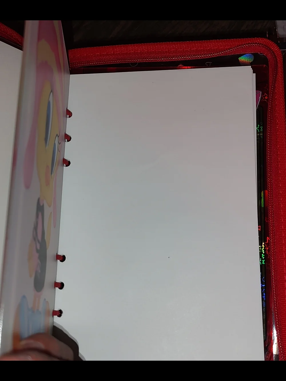 New! A5 Size Tweety Bird Acrylic Shaker Notebook